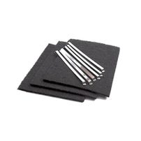 Filtre à charbon (3pcs) d'origine Sauter 79X8361 / 74X1075 / AK204AE1