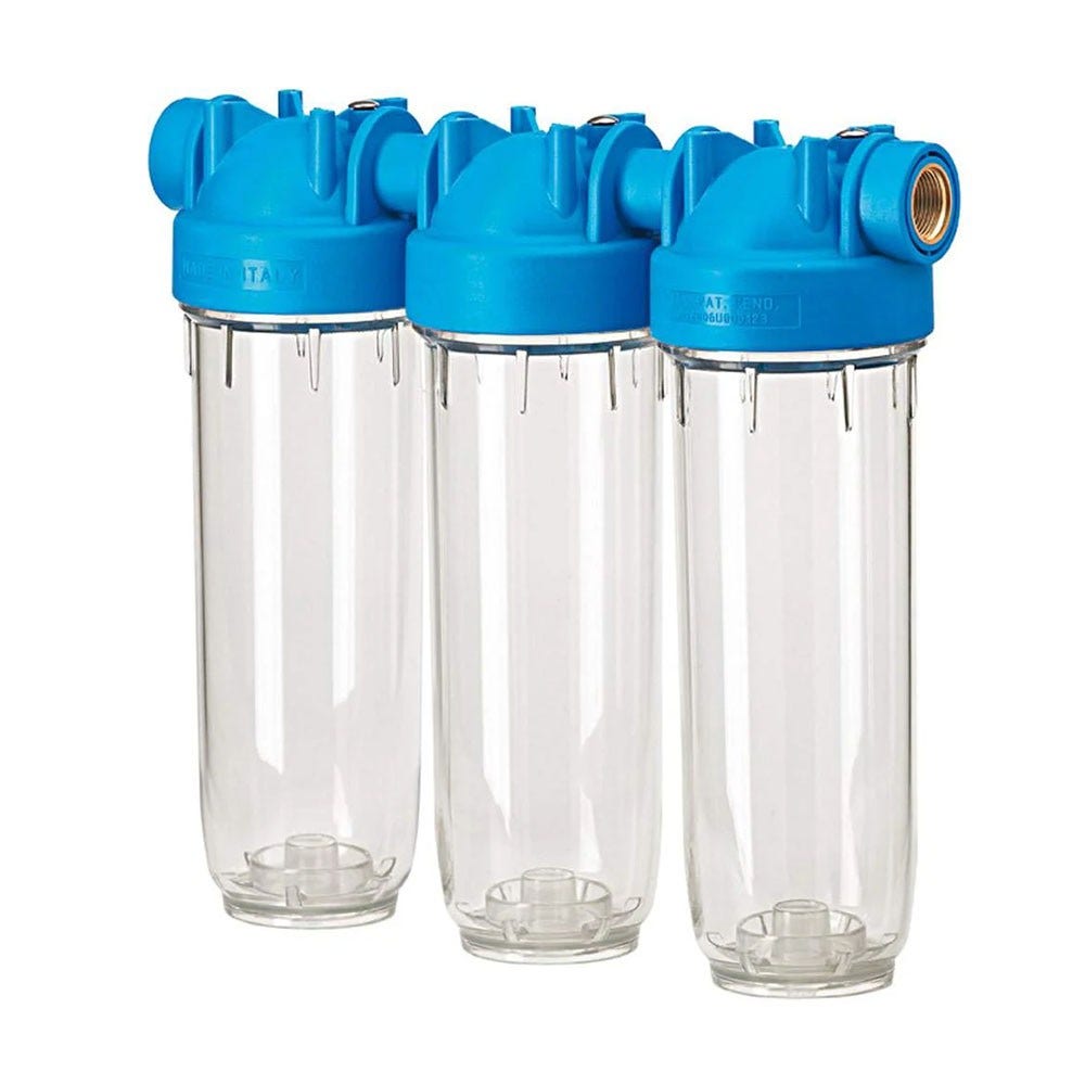 Triple boîtier de filtre Purway DP 10 Trio 3/4 OT TS 