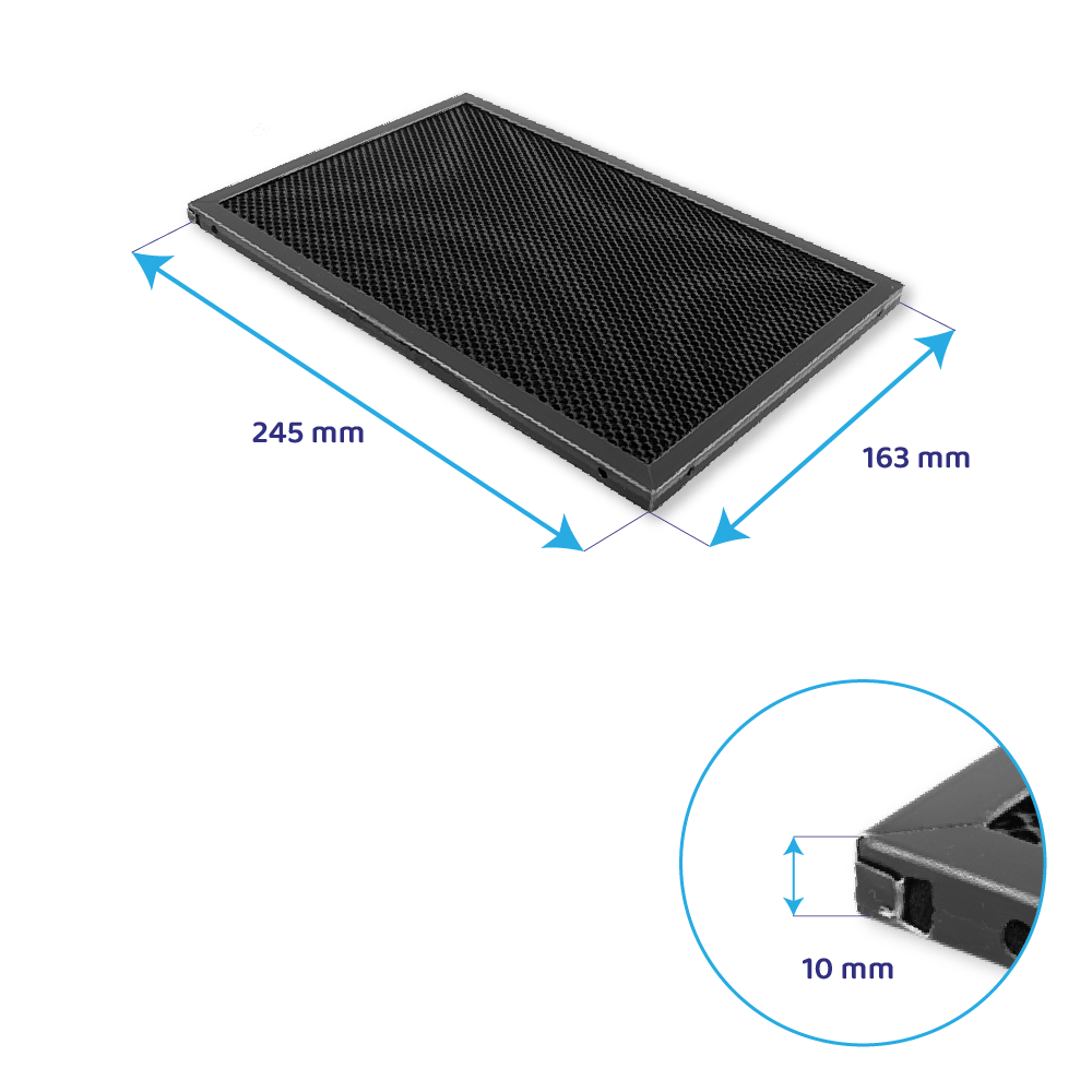 Filtre à charbon actif longue durée AEG OdourClean Plus MCFB70PL / 9029865855 (2 pcs) 