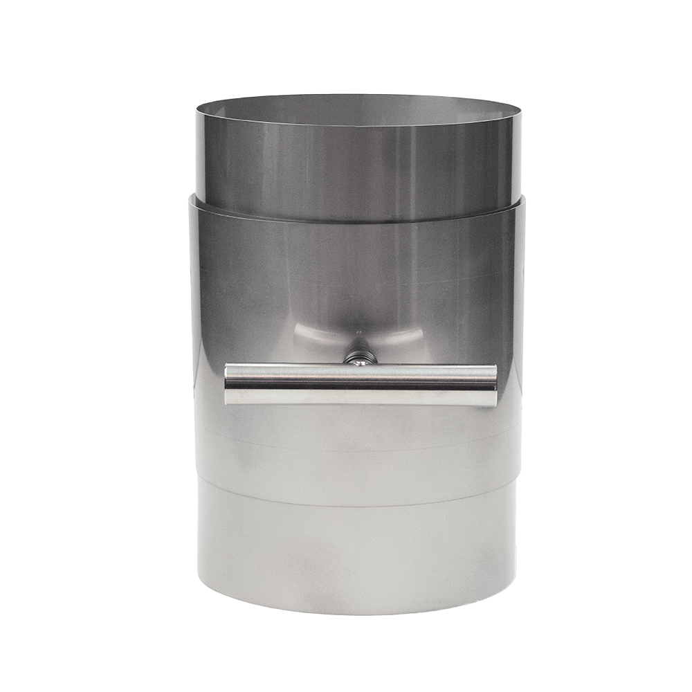 Filtre à fumées de bois ABCAT® sortie arrière Ø150x190 mm inox
