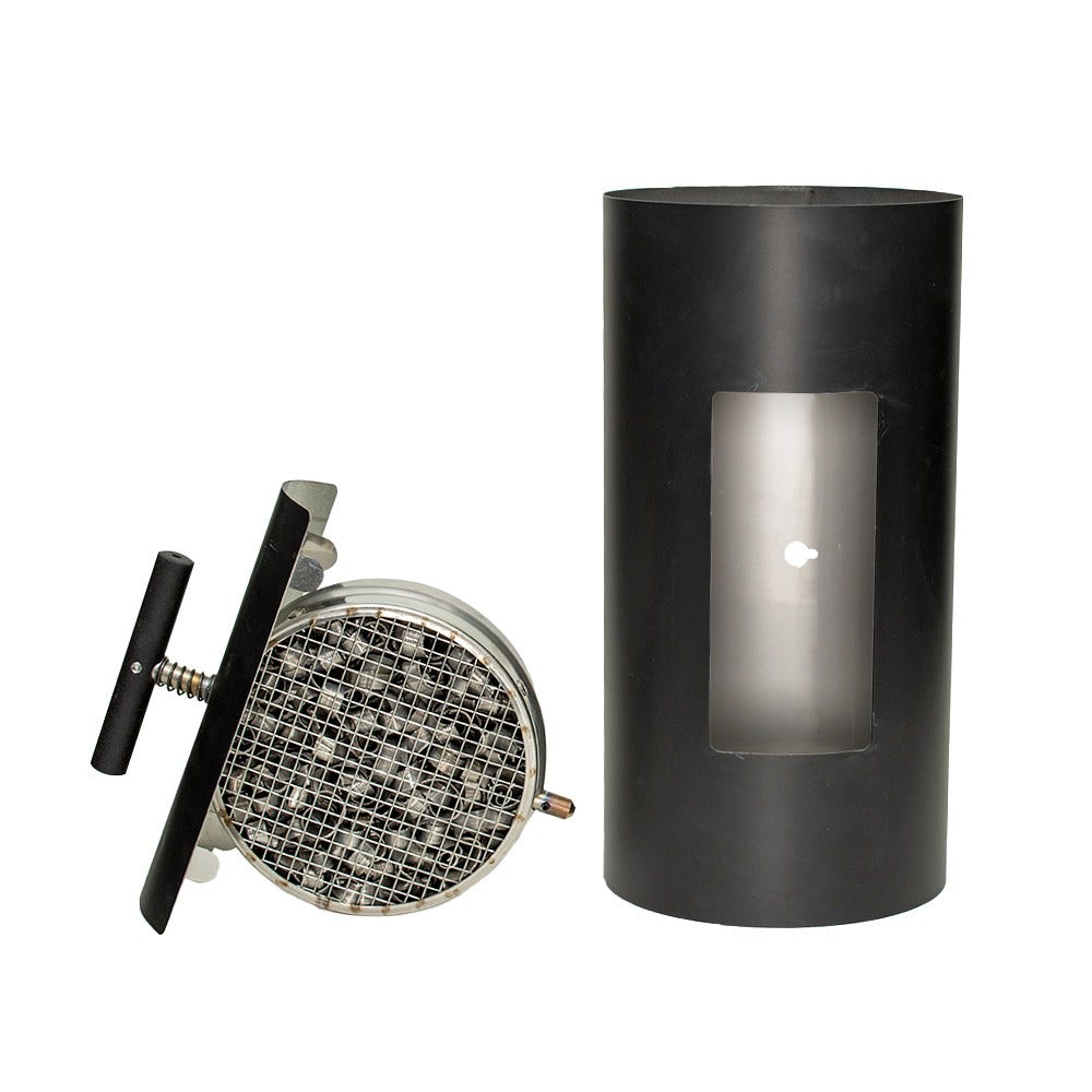 Filtre à fumée de bois ABCAT® Ø150x300x2mm Noir