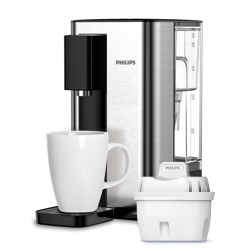 Distributeur d'eau chaude Philips ADD5906S (filtre aussi les PFAS) compatible avec BRITA