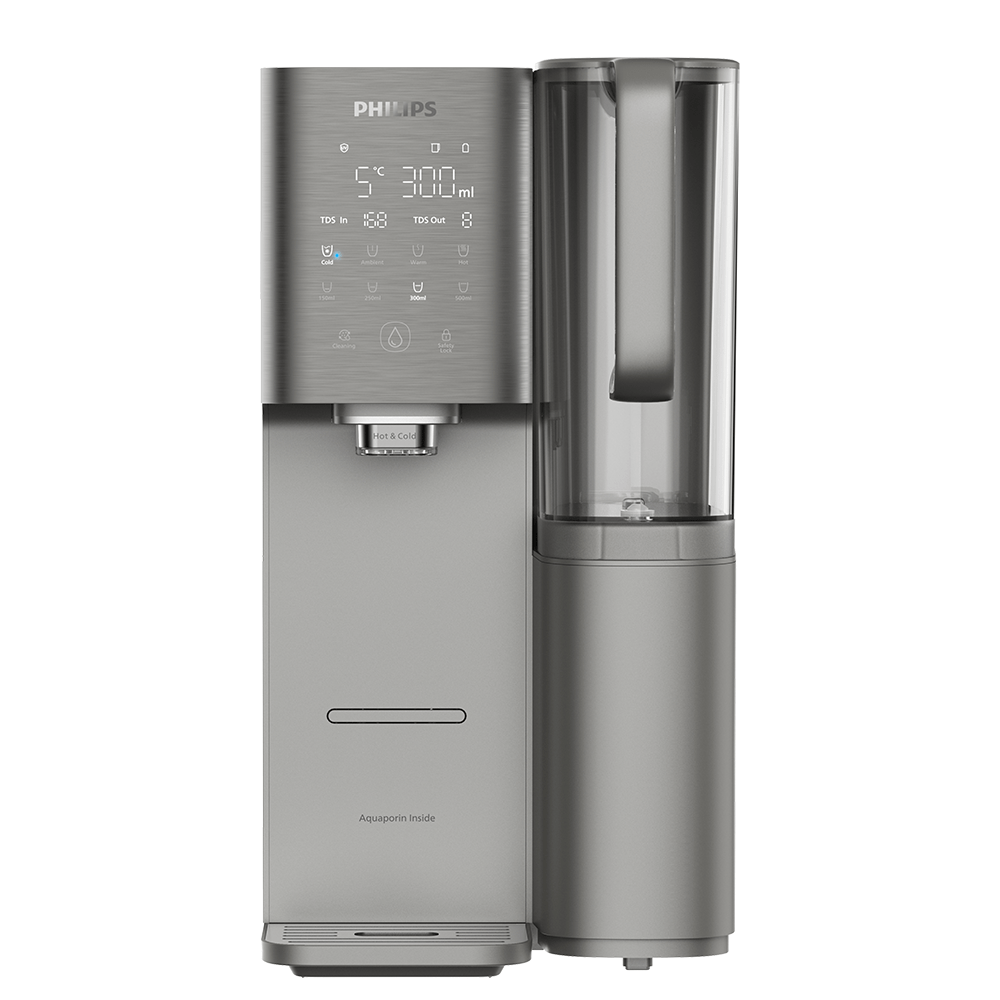 Fontaine à eau pour particulier - Osmose Inverse Philips chaud + froid ADD6921DG (filtre aussi les PFAS)