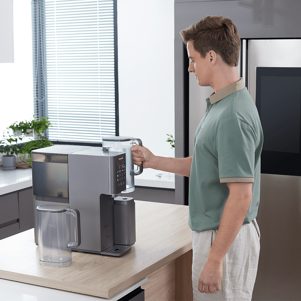 Fontaine à eau pour particulier - Osmose Inverse Philips chaud + froid ADD6921DG (filtre aussi les PFAS)