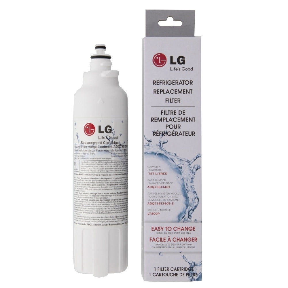 Filtre à eau pour réfrigérateur LG ADQ73613401 / LT800P
