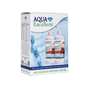 Aqua Excellent All-In-One Entretien de l’eau pour spa et jacuzzi (2 × 1 L)