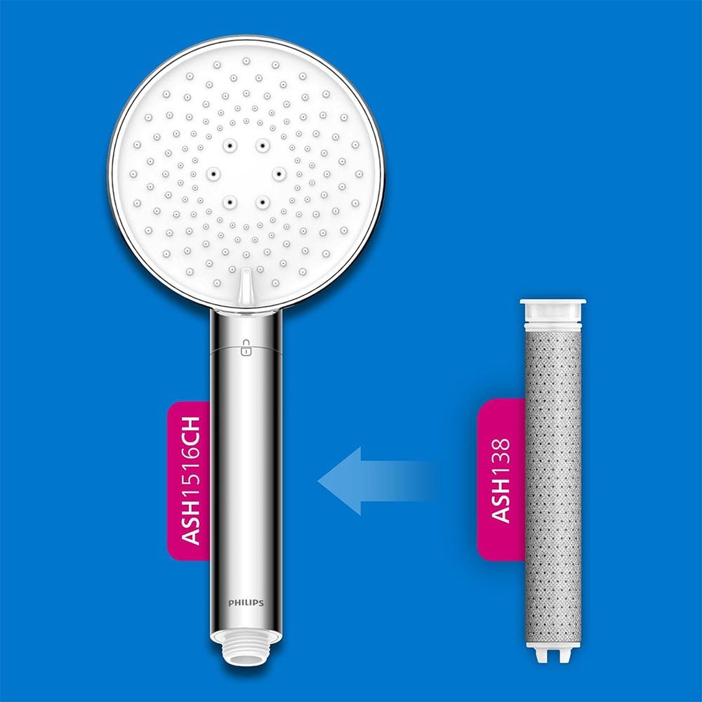 Filtres de rechange (3pcs) Philips ASH138 pour pommeau de douche Philips ASH1516CH