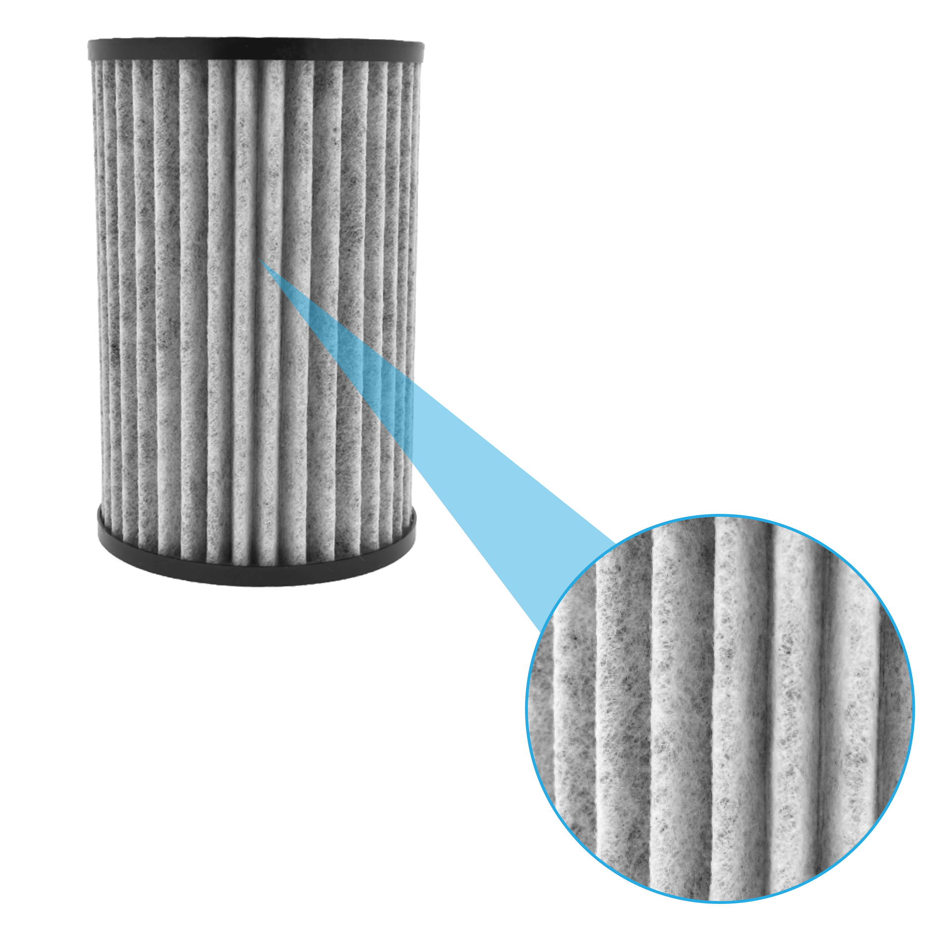 Filtre à charbon actif compatible avec Meltem M-WRG-II