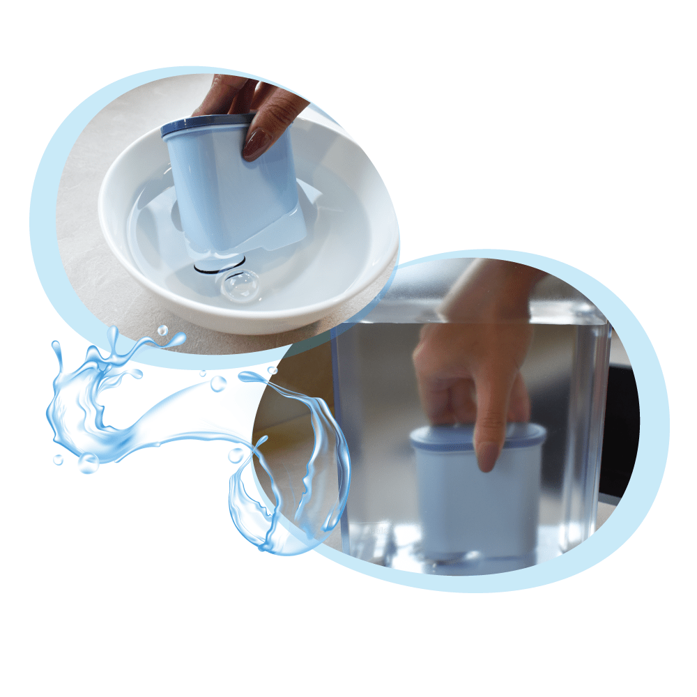 Kit d’entretien compatible avec Philips/Saeco – cartouche filtrante + 250ml détartrant