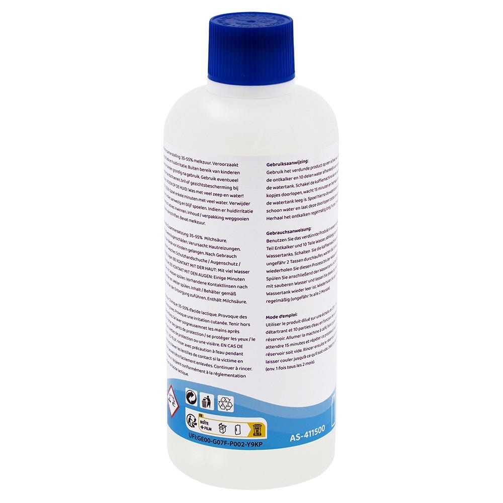 Kit d'entretien compatible avec Delonghi cartouche filtrante + détartrant (500ml)