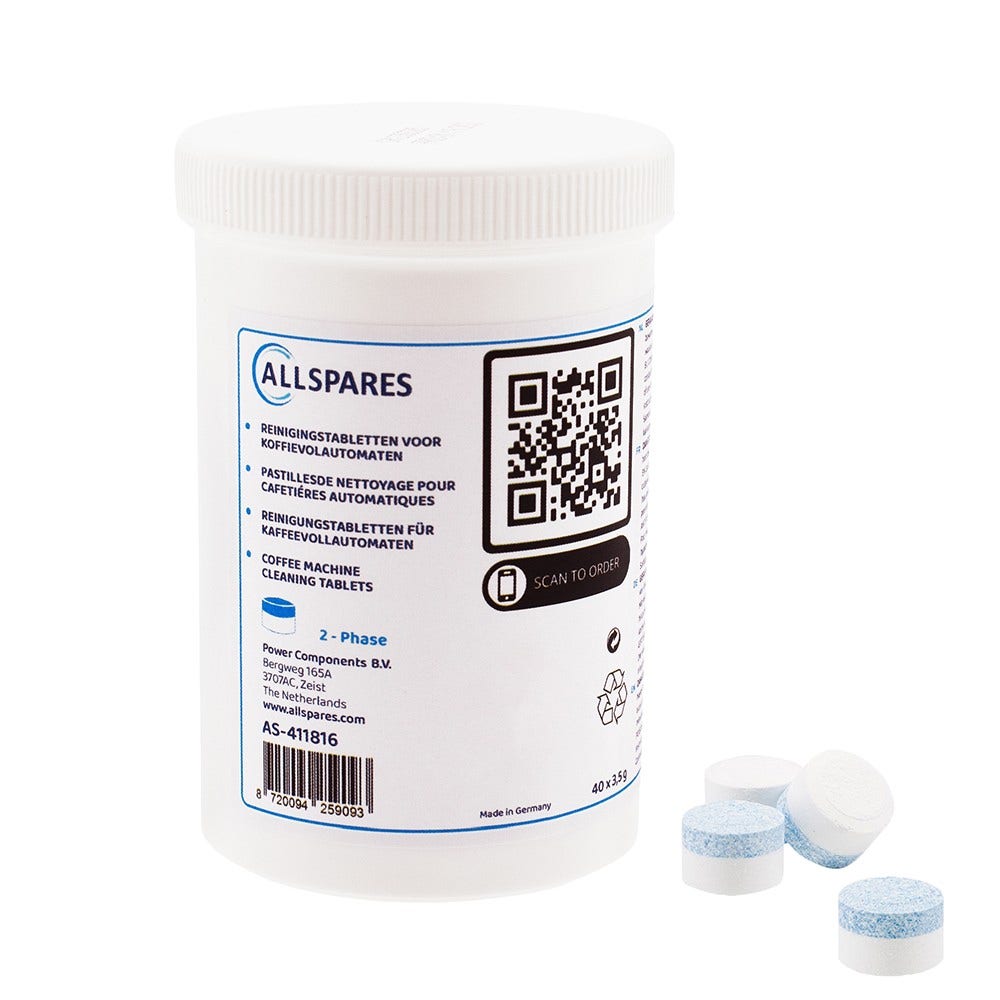 Pastilles de nettoyage (40pcs) 2 phases Jura par AllSpares
