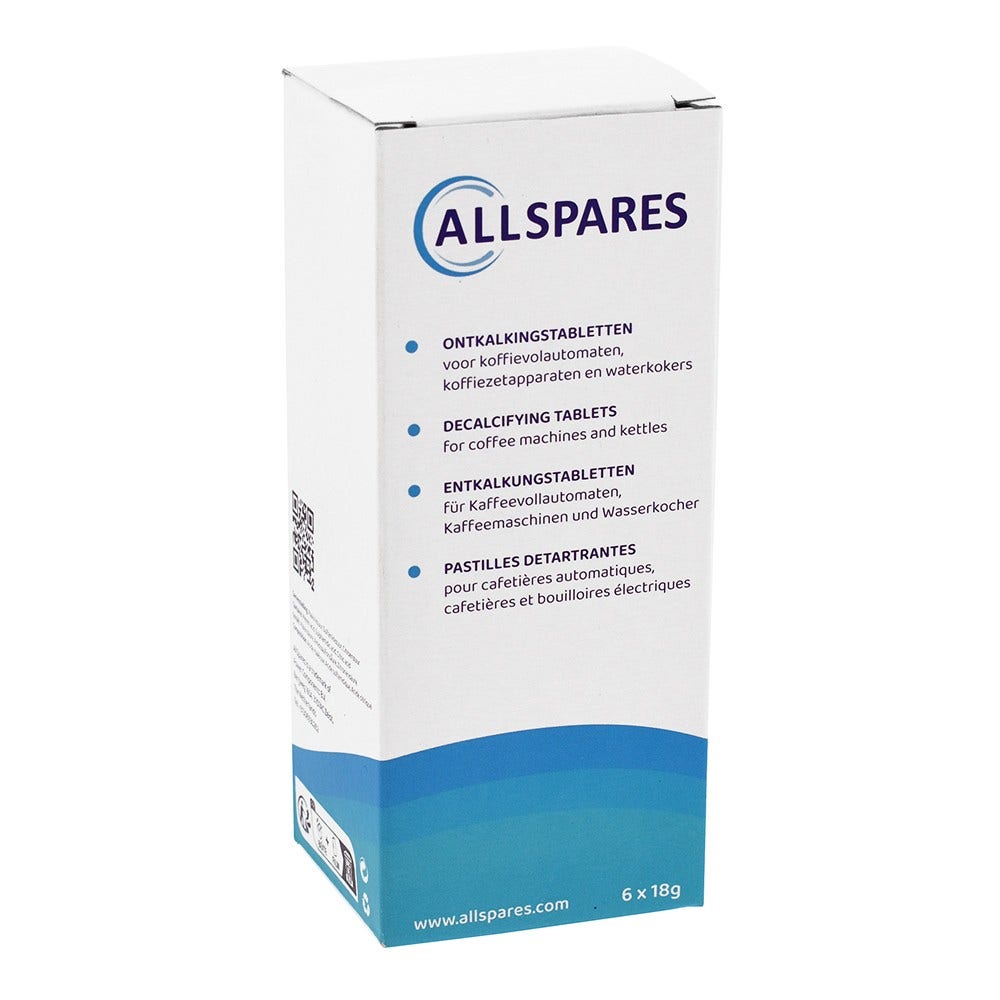 Pastilles détartrantes universelles (6pcs) AS-411967 pour machine à café par AllSpares
