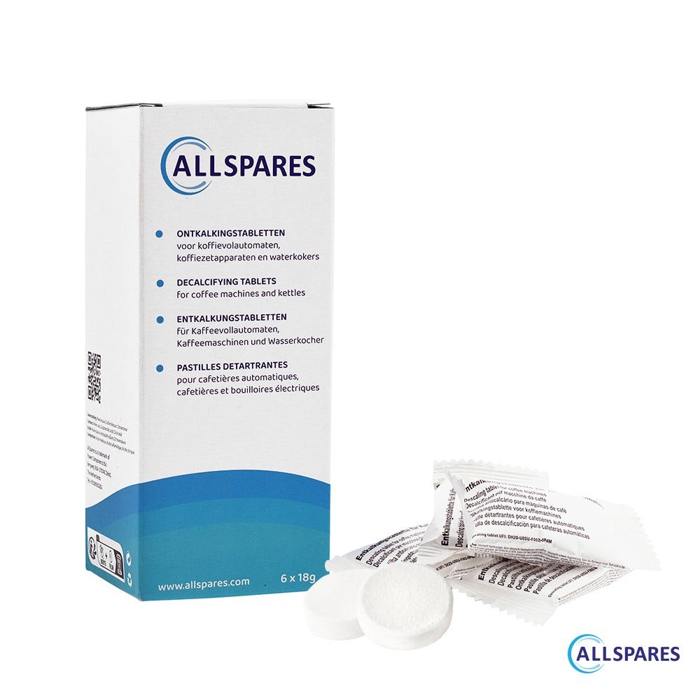 Pastilles détartrantes universelles (6pcs) AS-411967 pour machine à café par AllSpares