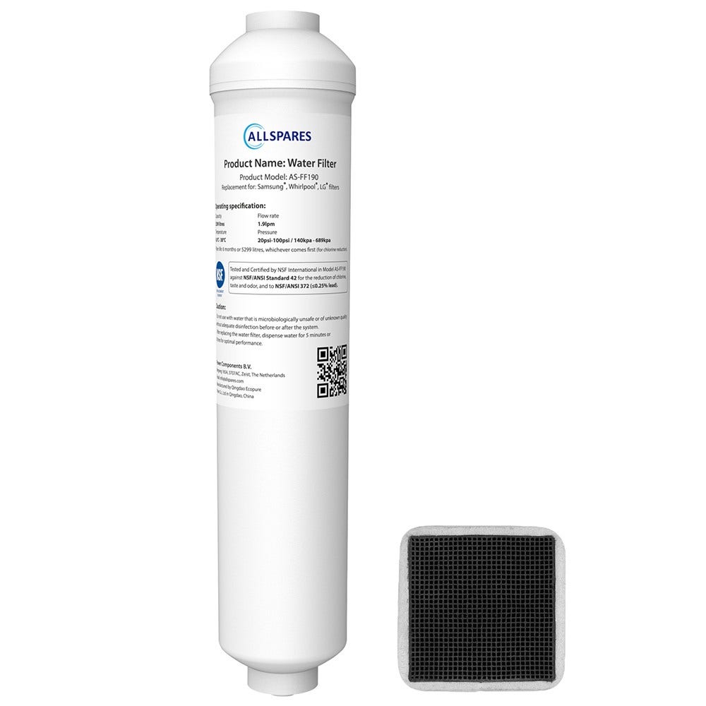 Pack 1x Filtre à eau + 1x Filtre à air pour Samsung frigo