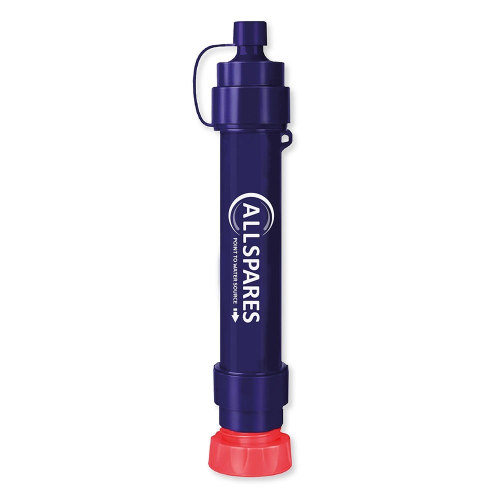 Filtre à eau outdoor / randonnée 5000L - poche et bouteille