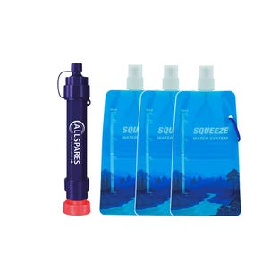 Filtre à eau outdoor + Poche à eau souple 0,65 L Allspares