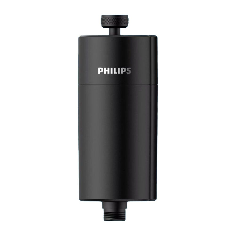Philips filtre de douche (noir) avec 3 cartouches compatible avec tous tuyaux et robinets