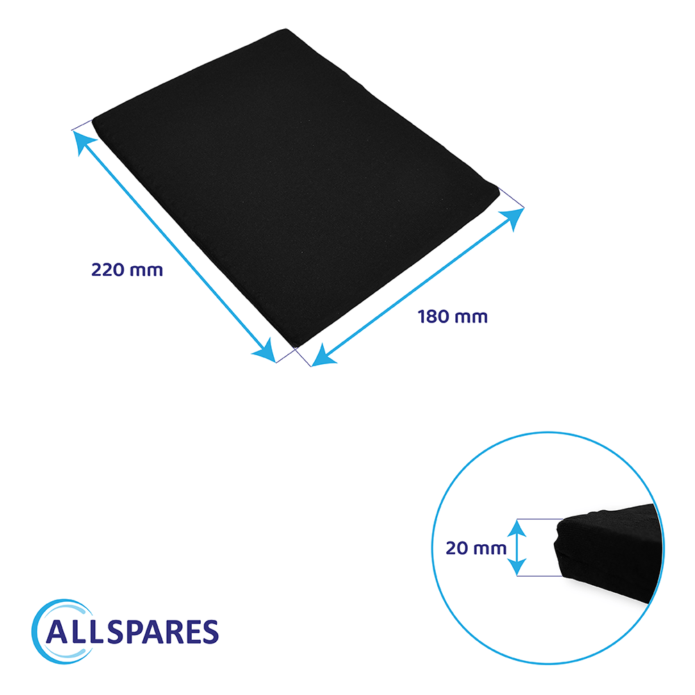 Filtre à charbon longue durée Electrolux MCFE11 / 9029800563 par AllSpares