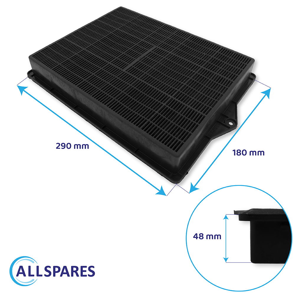Filtre à charbon Bauknecht Type 160 / DKF41 par AllSpares