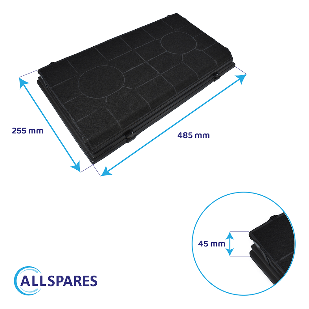 Filtre à charbon Ignis CHF190 / FAT190 par AllSpares