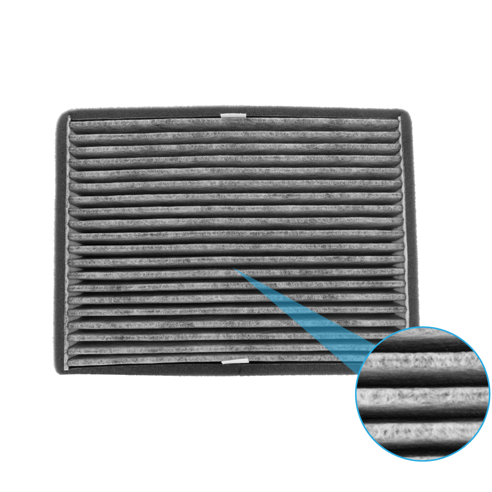 Filtre à charbon actif compatible avec Miele Active AirClean DKF 36-P