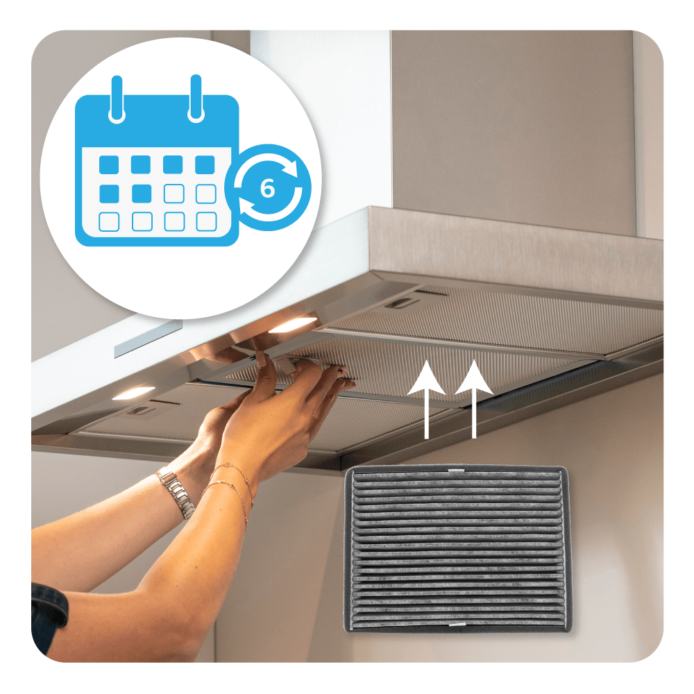 Filtre à charbon actif compatible avec Miele Active AirClean DKF 36-P