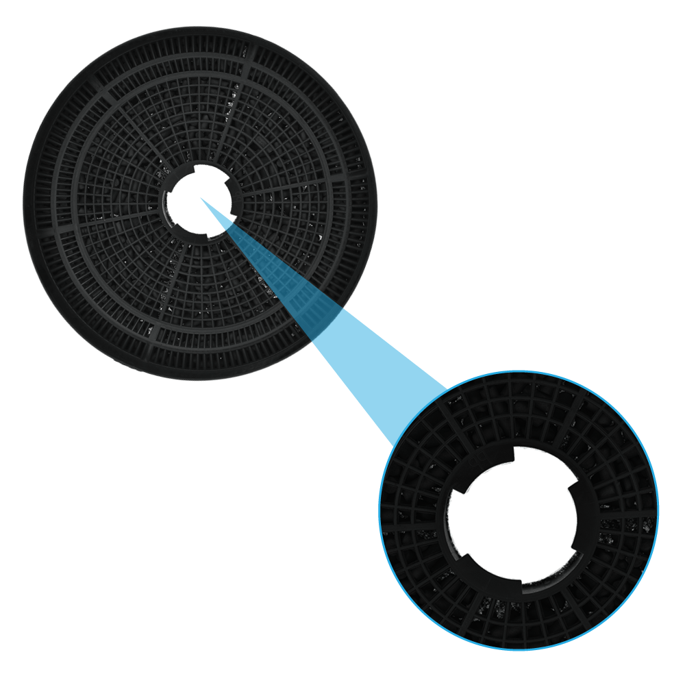 Filtre à charbon (2pcs) compatible avec AEG OdourClean MCFB78ST DVK5661HB / DVE5961HB / GD5970V