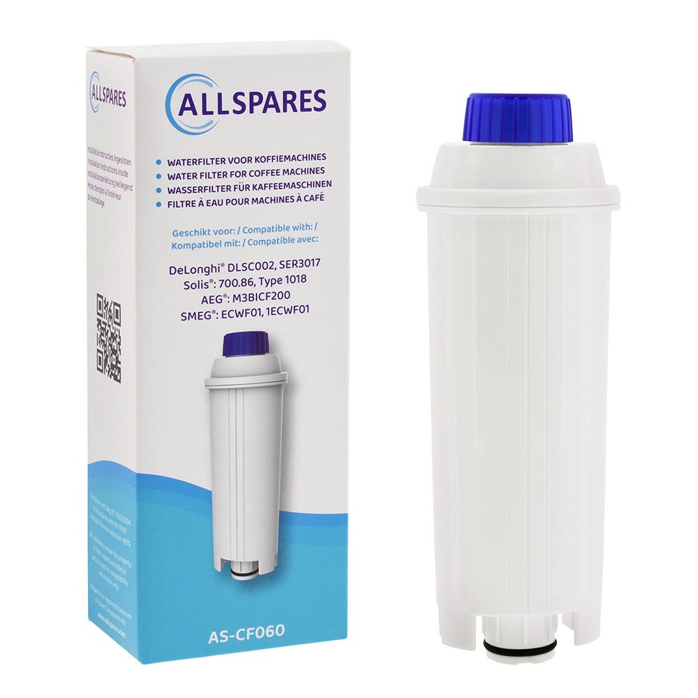 Kit d'entretien compatible avec Delonghi cartouche filtrante + détartrant (2x100ml)