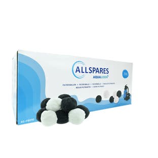 Boules Filtrantes Duo 700 g = 25 kg Sable | Blanc : Ultra-Filtration, Noir : Anti-Odeurs