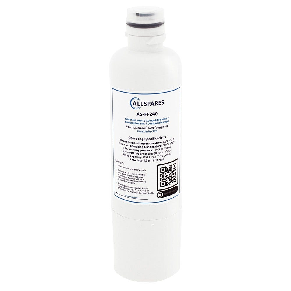 Filtre frigo Gaggenau UltraClarity Pro 11032518 / RA450012 par AllSpares