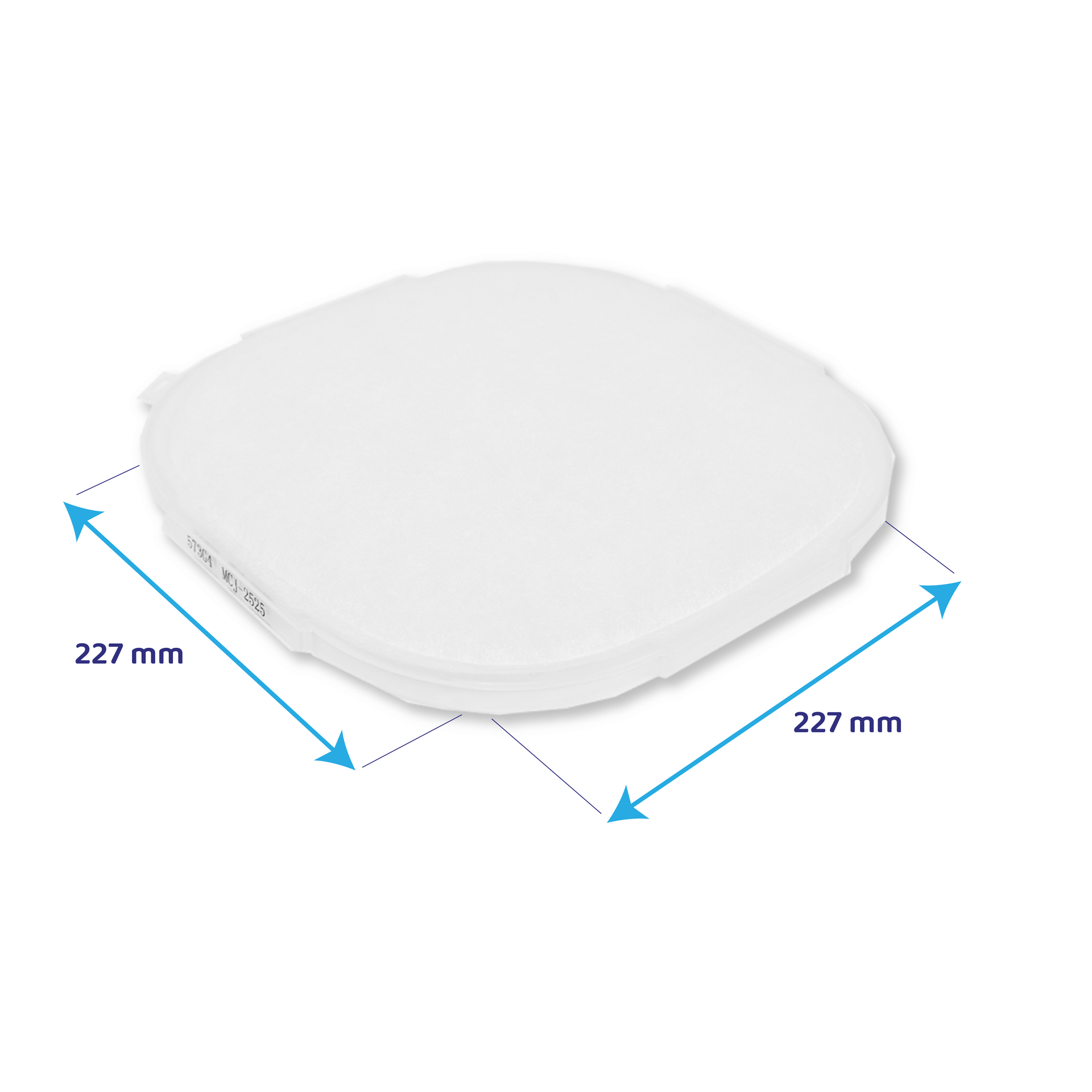 Filtre pour ventilateur compatible avec Inventer Innenblende Flair 1004-0175 (2 pièces)