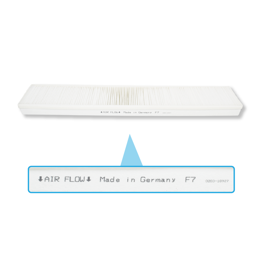 Filtre F7 compatible avec Helios KWL ELF 340D