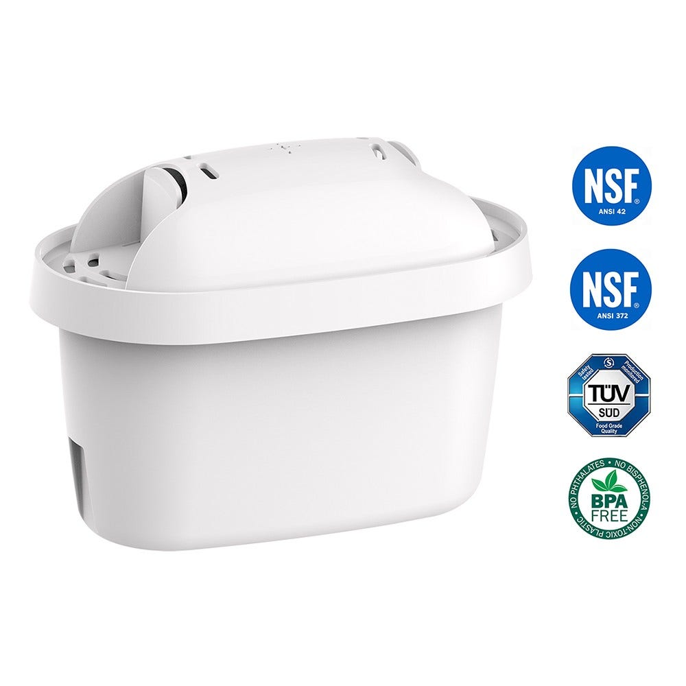 Cartouche filtrante compatible BRITA MAXTRA+ (lot de 12)