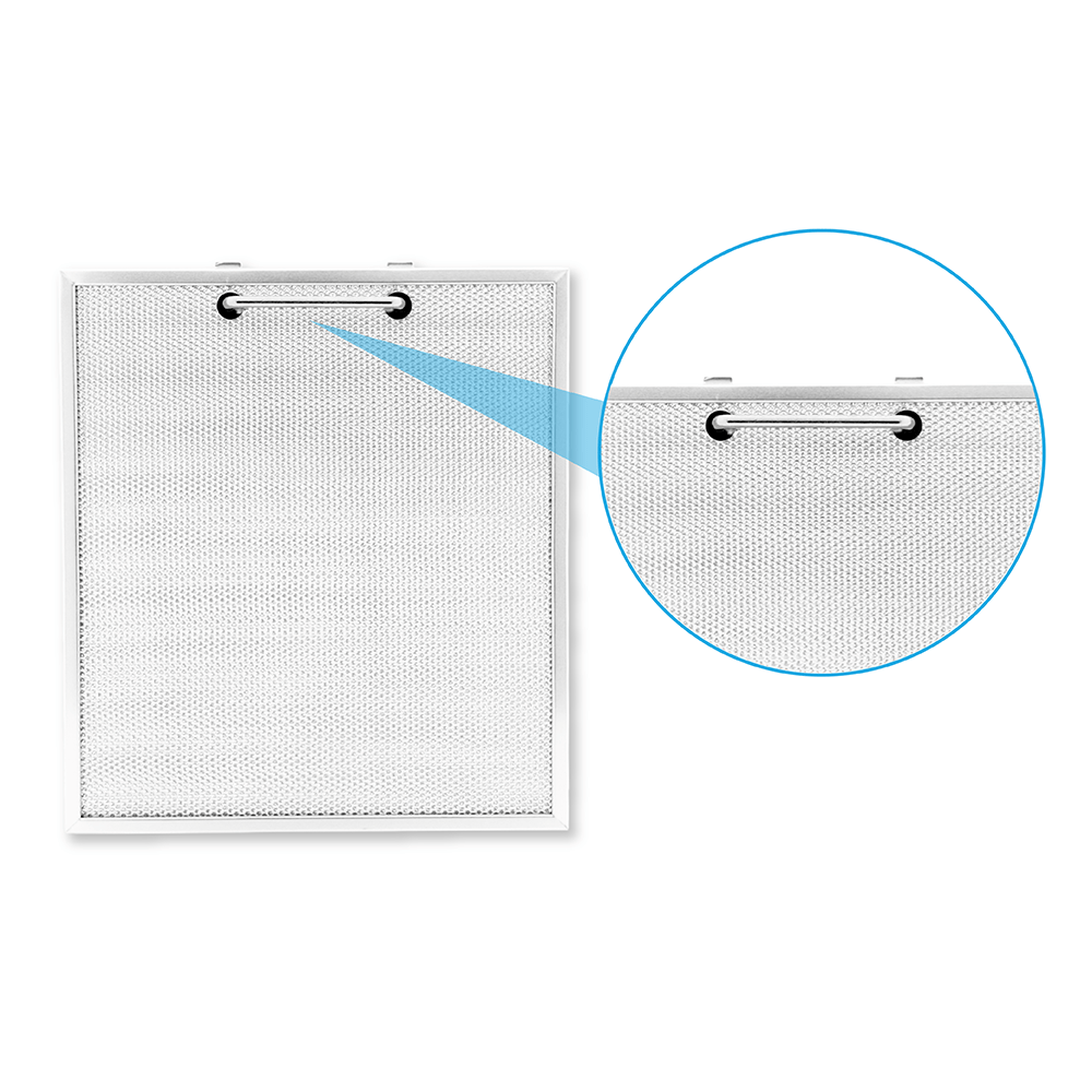 Filtre à graisse en métal 300x266mm compatible avec Neff D8601...