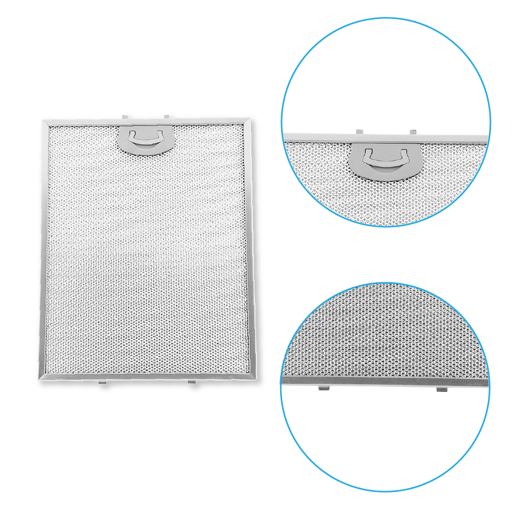 Filtre à graisse en métal 317x257mm compatible avec Samsung DG81-00415A
