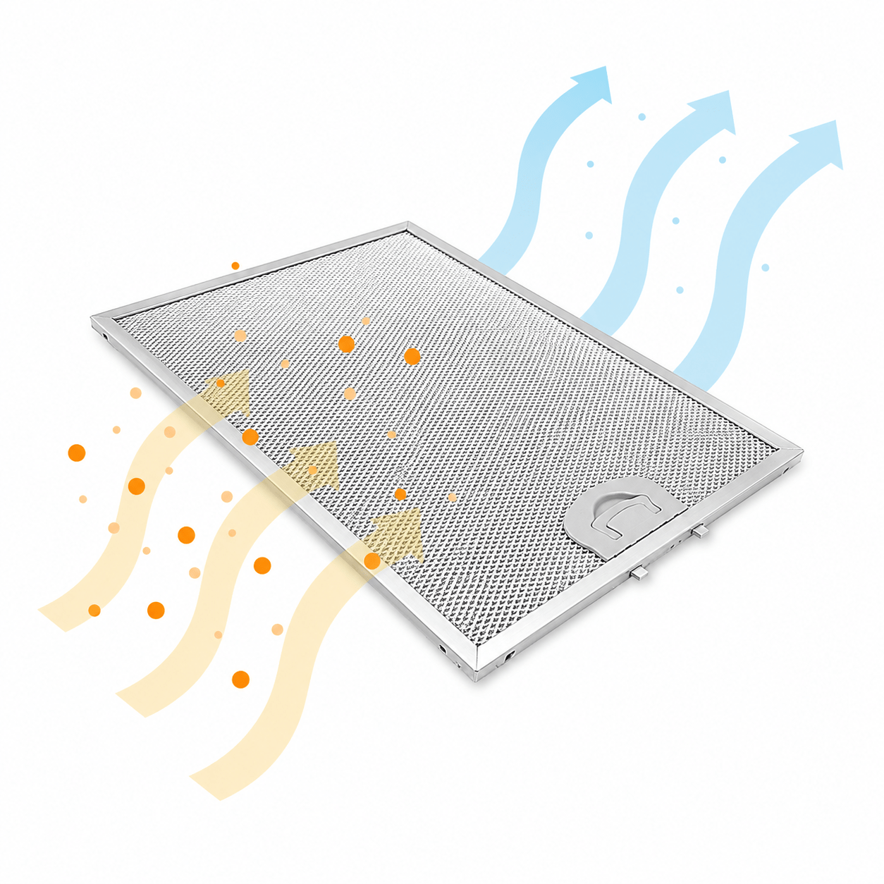 Filtre à graisse en metal 352x284 Tecnwind ITALIA SMART 90 par AllSpares