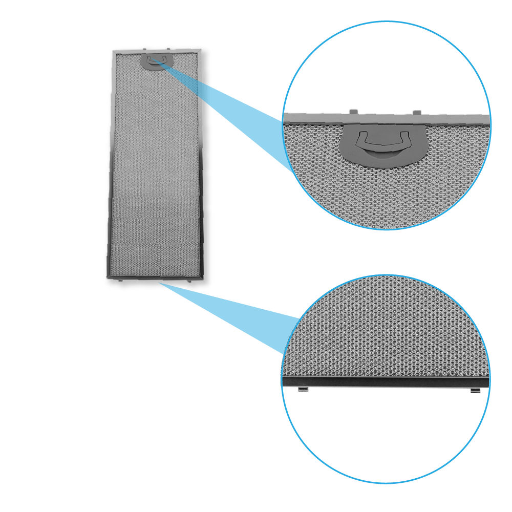 Filtre à graisse en métal 482x192mm Neff 11022474 par AllSpares