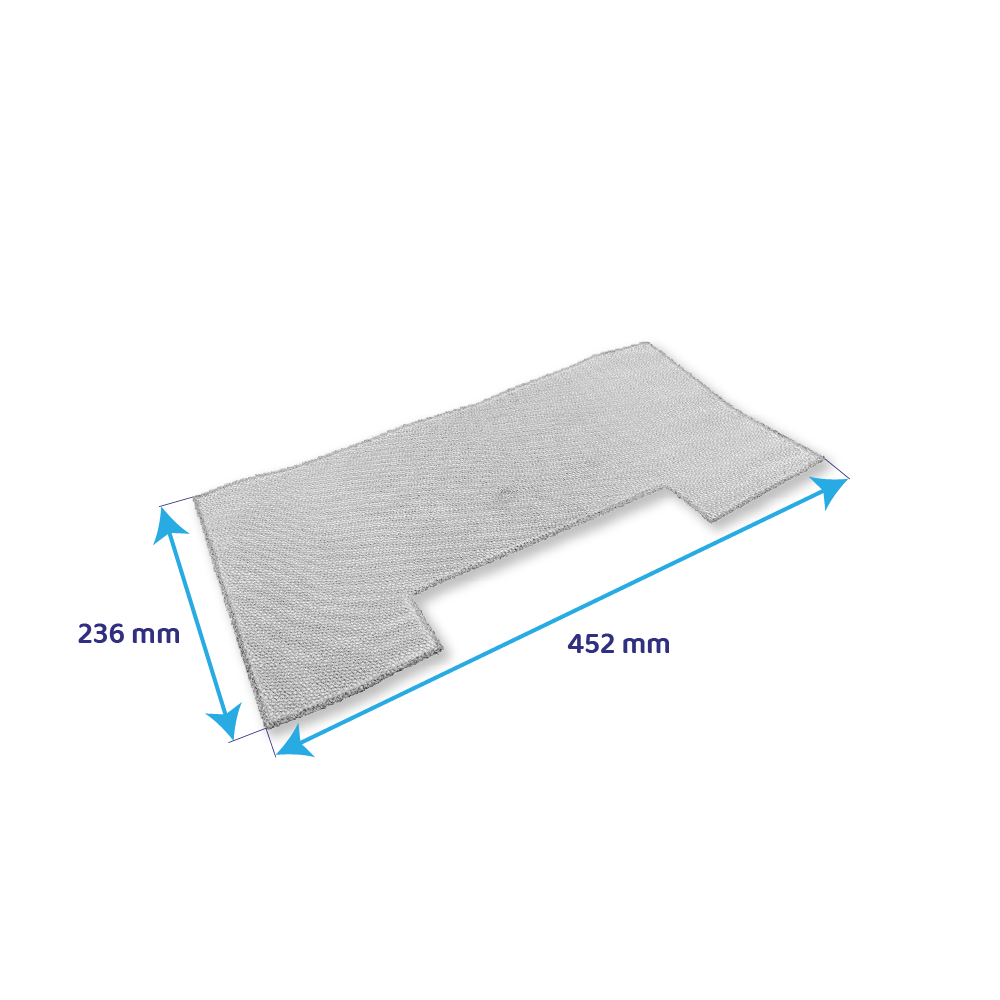 Filtre à charbon + filtre métallique compatible avec Elica Estraibile