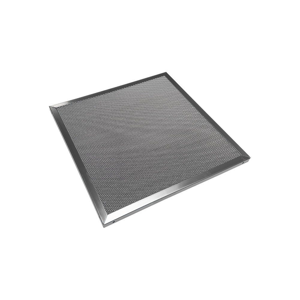 Filtre à maille tricot métallique 500x500x20mm pour hotte de cuisine professionnelle