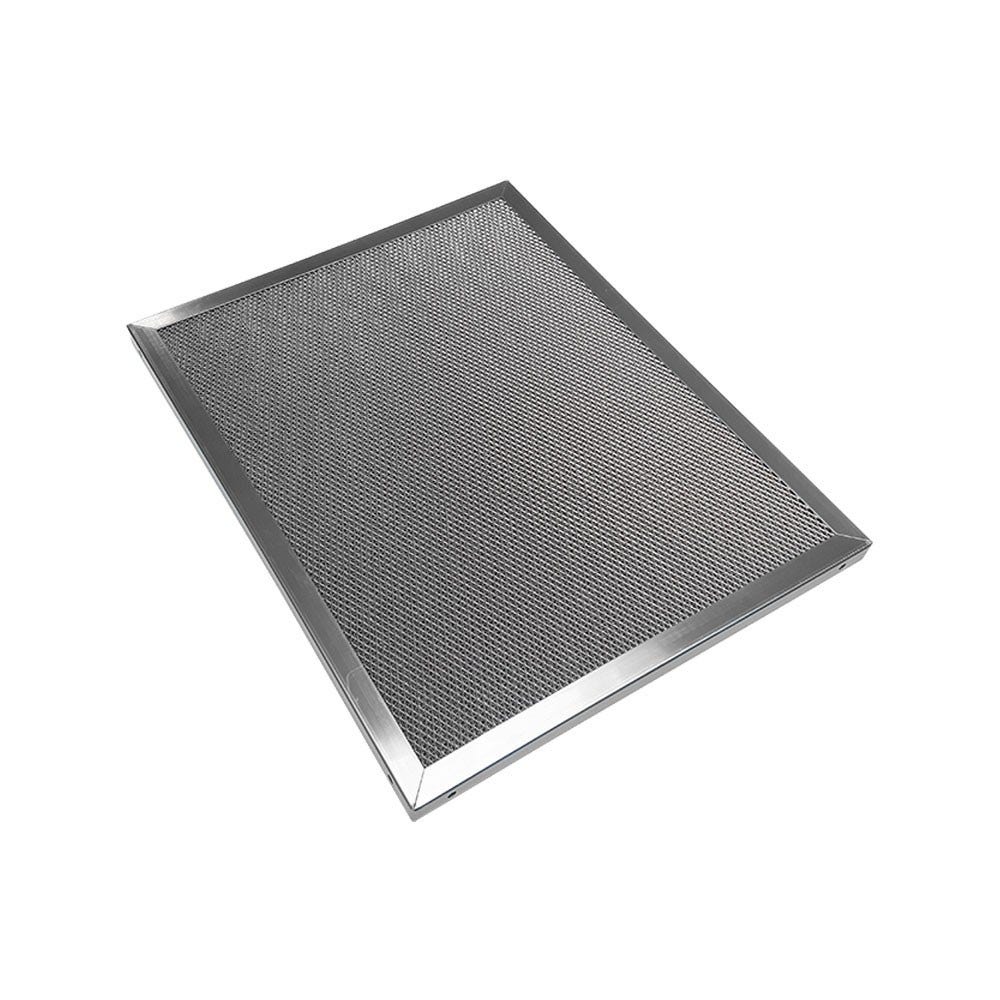 Filtre à maille tricot métallique 500x400x25mm pour hotte de cuisine professionnelle