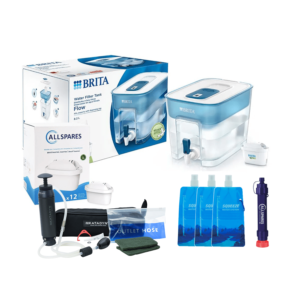 Kit de survie Filtration d'eau Expert 5en1 - BRITA, KATADYN et Allspares