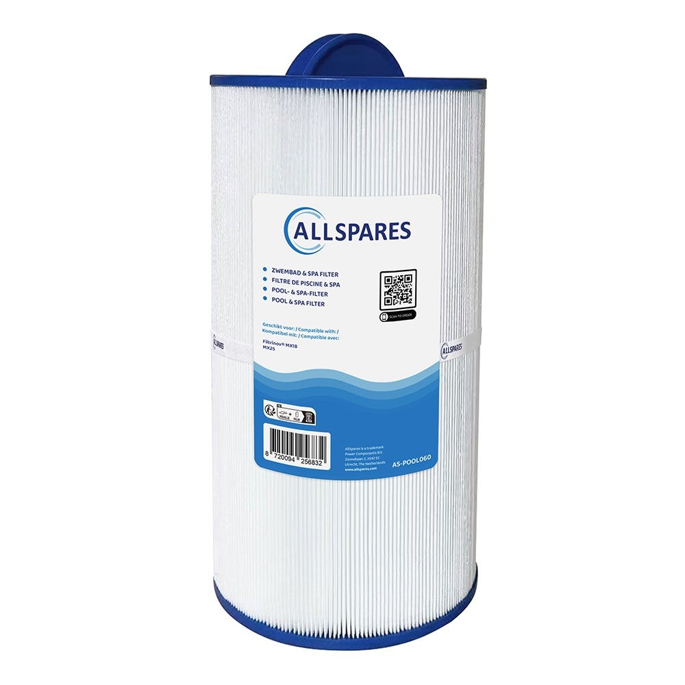 Filtre compatible avec Filtrinov MX-18 / MX-25 / GS14 pour piscine