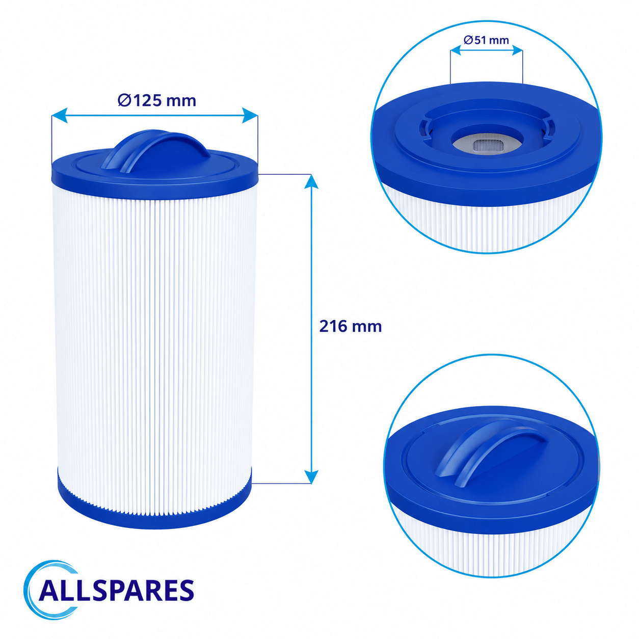 Filtre pour spa Vortex VX30 / 125979 – Twist Lock