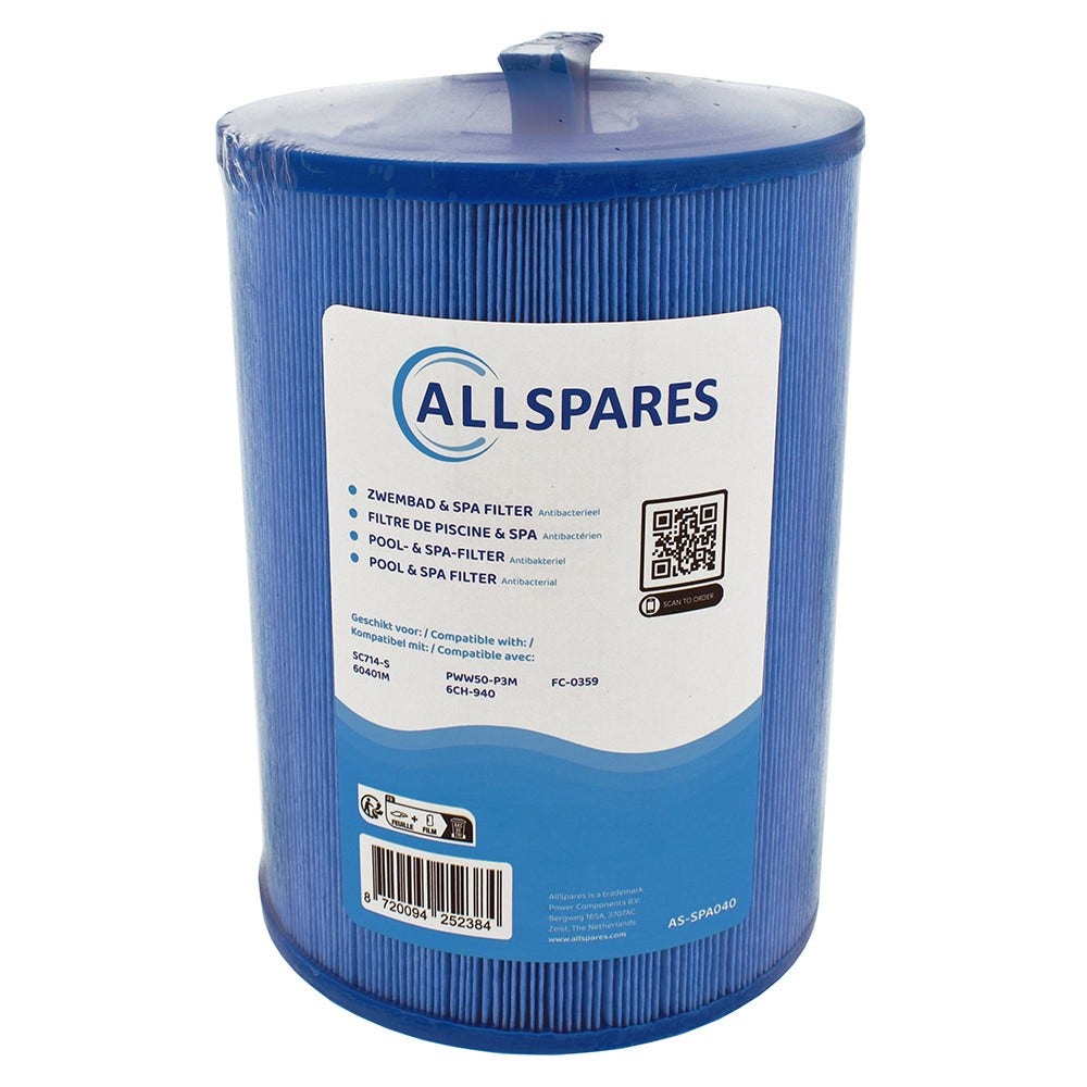 Filtre pour spa SC714-S / 60401M / PWW50P3-M (antibactérien)