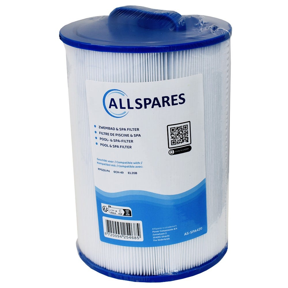 Filtre pour spa Sunrise PPG50-P4 / 6CH-49 / FC-0314