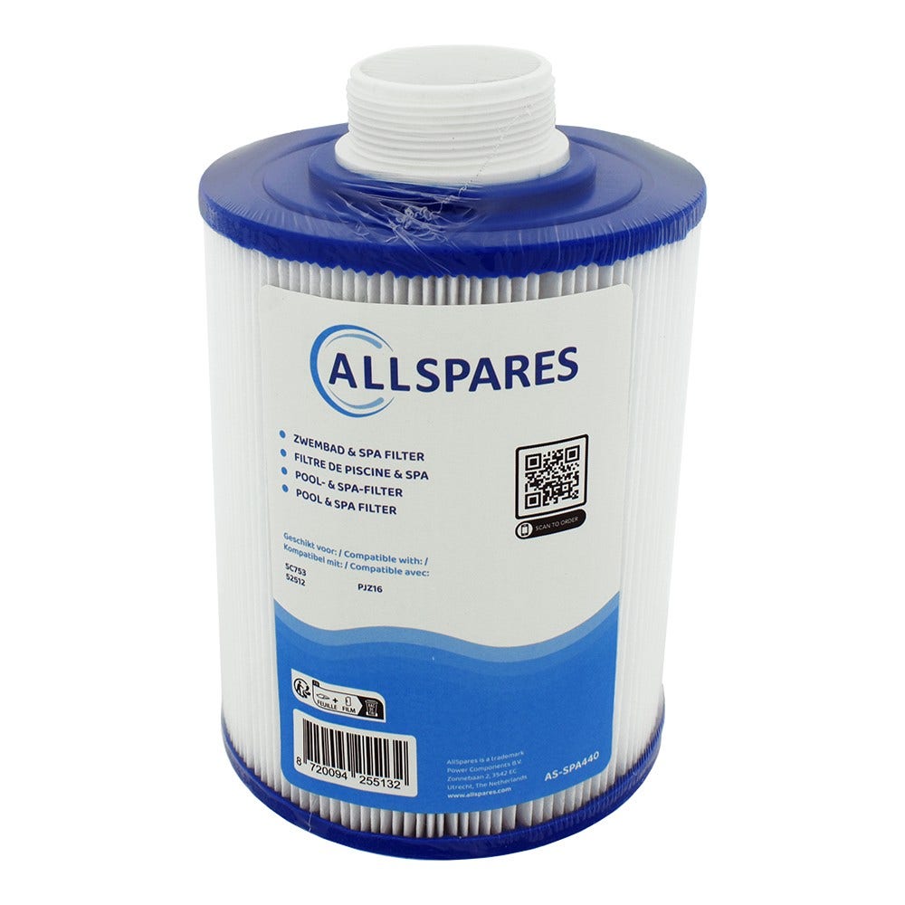 Filtre pour spa Wellis AKU0037 / Jazzi 042035 / PJZ16 / 52512