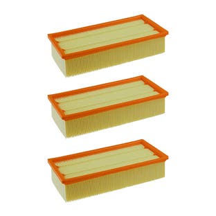 Filtre plat (3pcs) compatible avec Kärcher A2701 / A2801 / SE2001 / SE3001