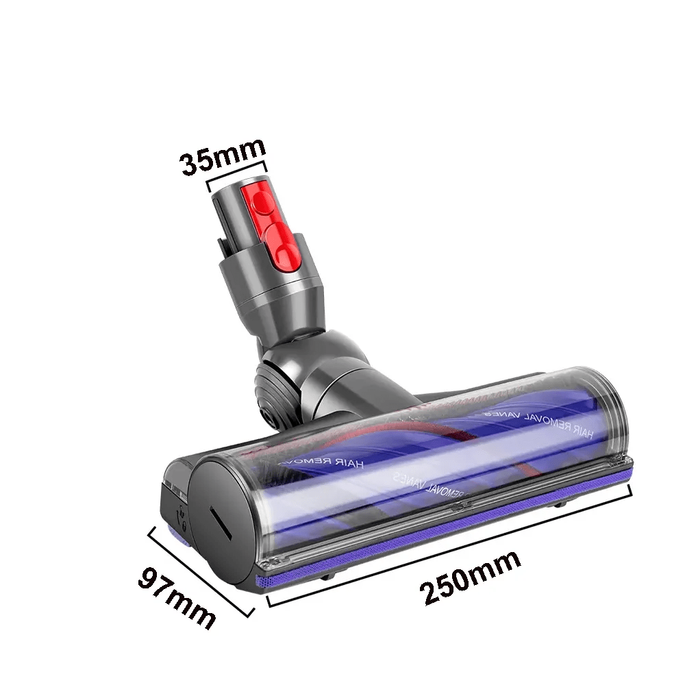 Brosse motorisée 225mm compatible avec Dyson V7 / V8 / V10 / V11 / V12