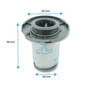 Filtre séparateur compatible avec Rowenta aspirateur X-Force Flex / ZR009007