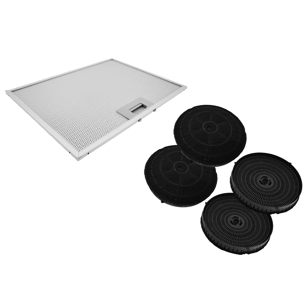 Pack Whirlpool AKR62FLTK – 4x filtre à charbon et 1x filtre métallique